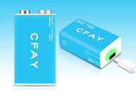 باتری کتابی شارژی لیتیومی 9ولت با درگاه type-c و ظرفیت 4440mwh